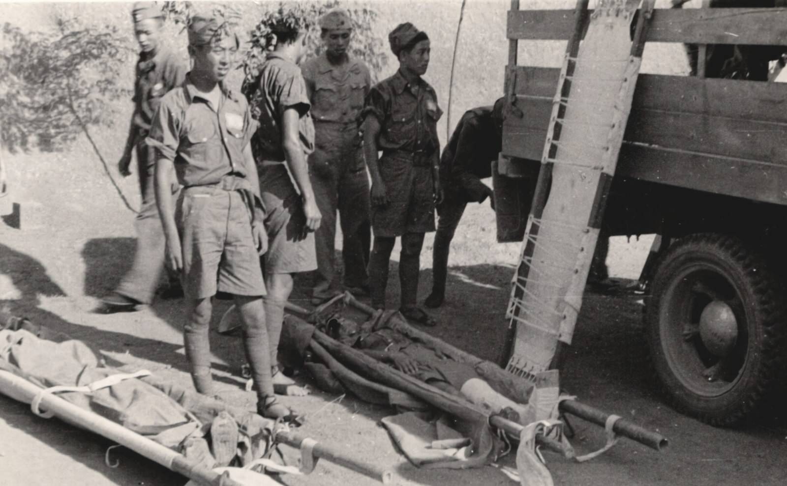 #99 General Joseph Stilwell and Col. Evans F. Carlson secured the first American Red Cross appropriation to help in their training. 1937-1940