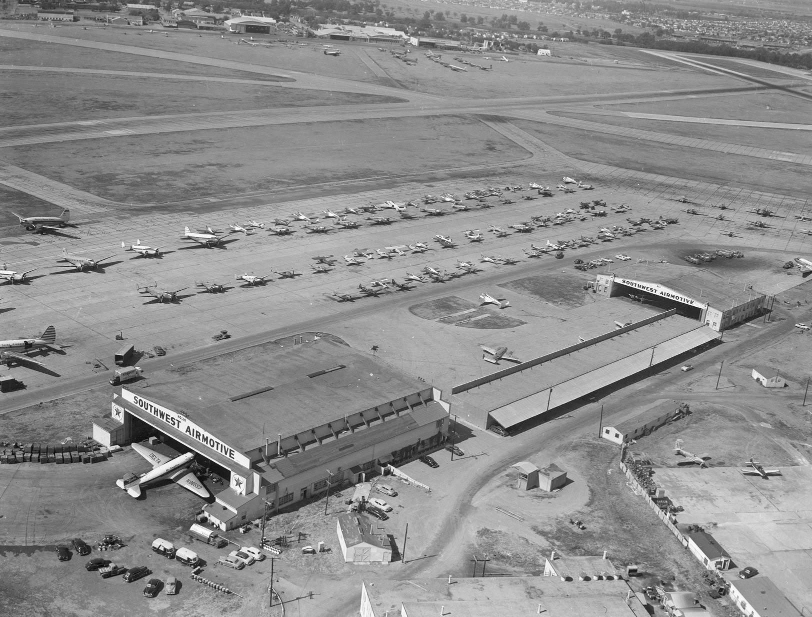 #116 Love Field, aerial view, Dallas, Texas, 1952
