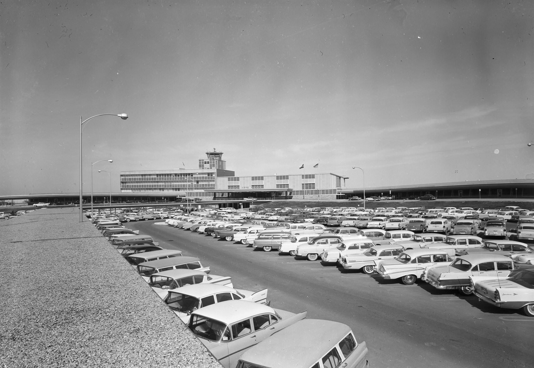 #120 Love Field, exterior, Dallas, Texas, 1958