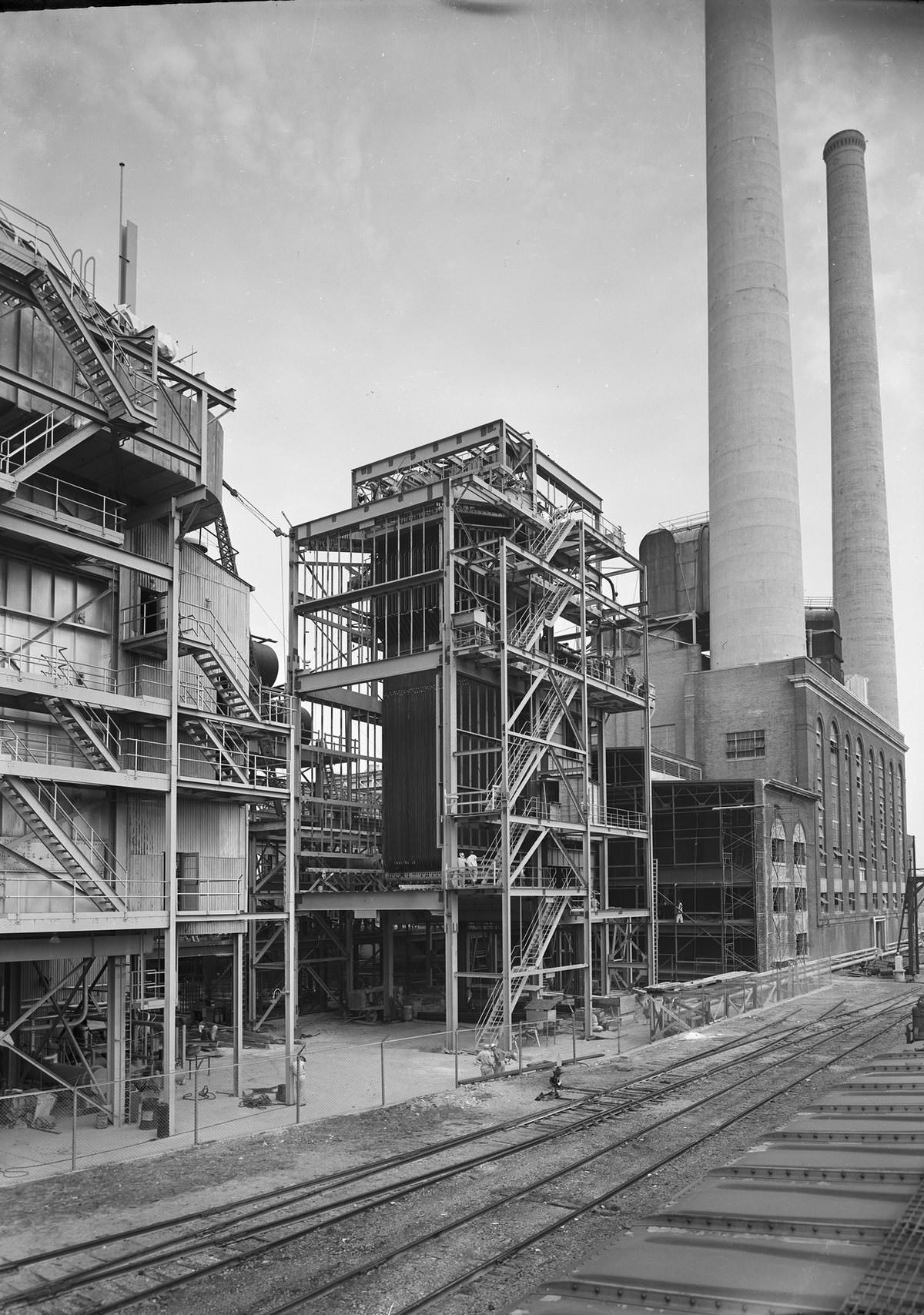 #152 Power plant, downtown Dallas, Texas, 1953
