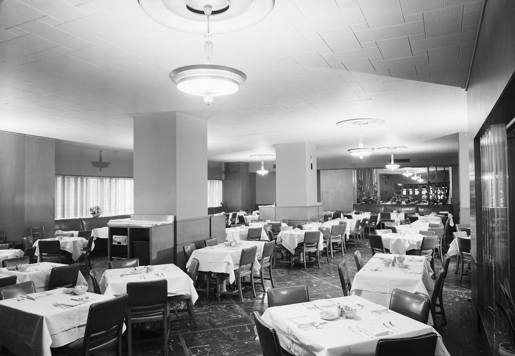 #170 Restaurant interior, 1958