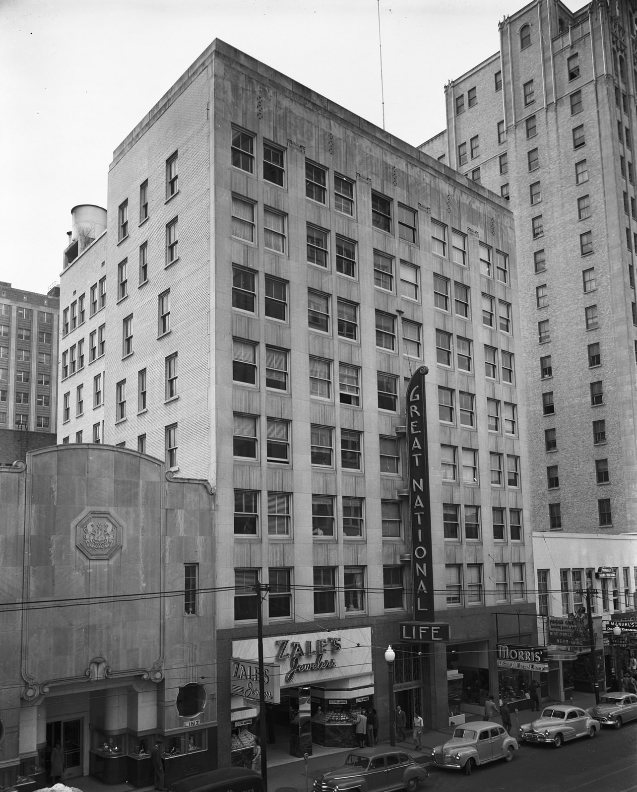 #201 Great National Life building, downtown Dallas, Texas, 1950