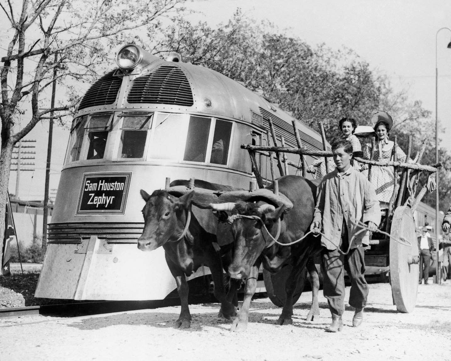 #242 The Train “Sam Houston Zephyr” in Dallas, 1956