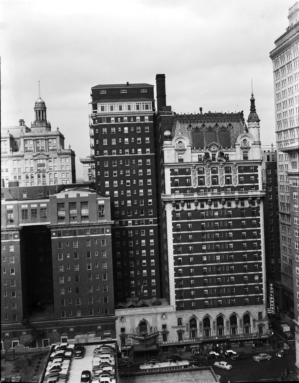 #46 Adolphus Hotel, downtown Dallas, Texas, 1950