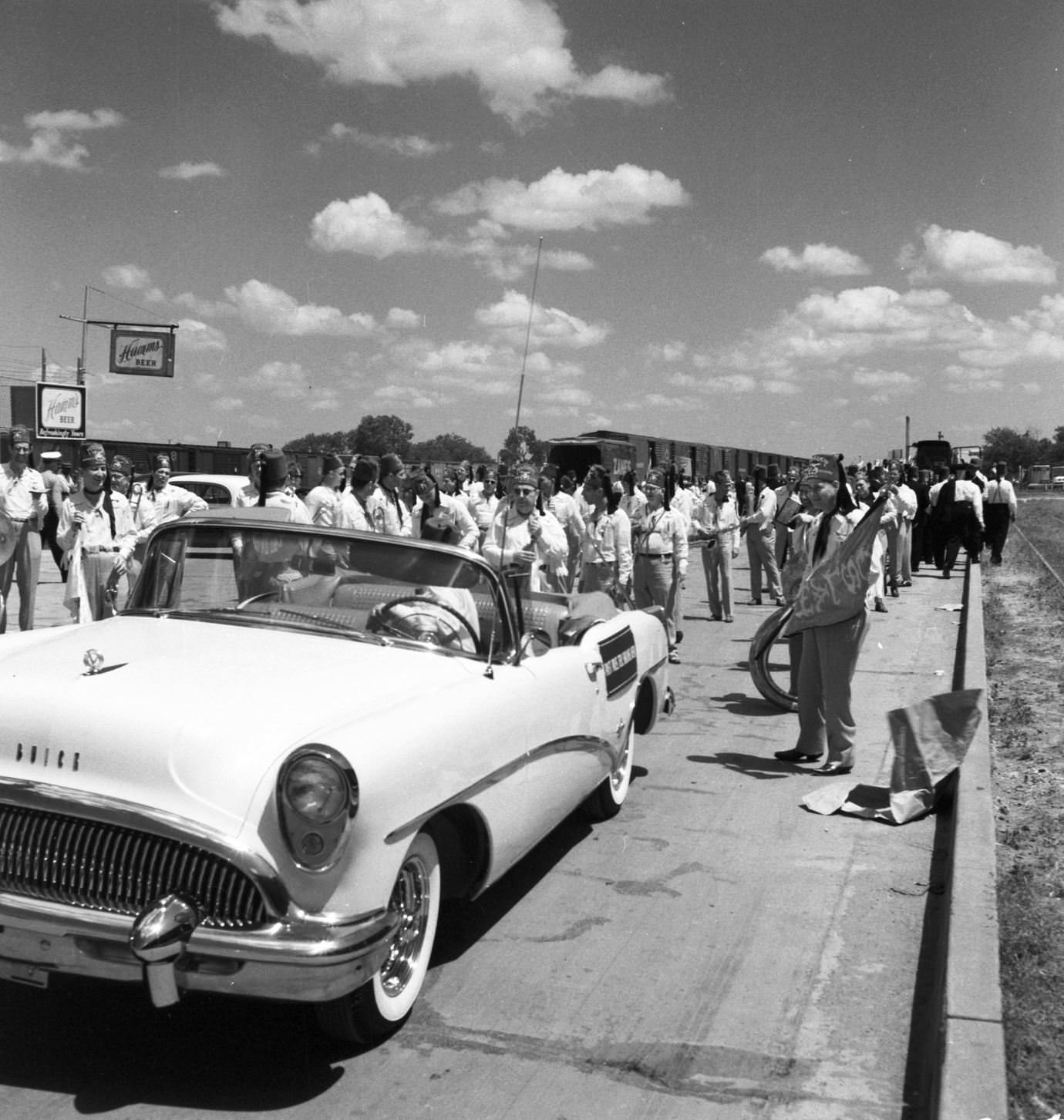 #50 Parade at All State Shriners meeting in Dallas, 1954