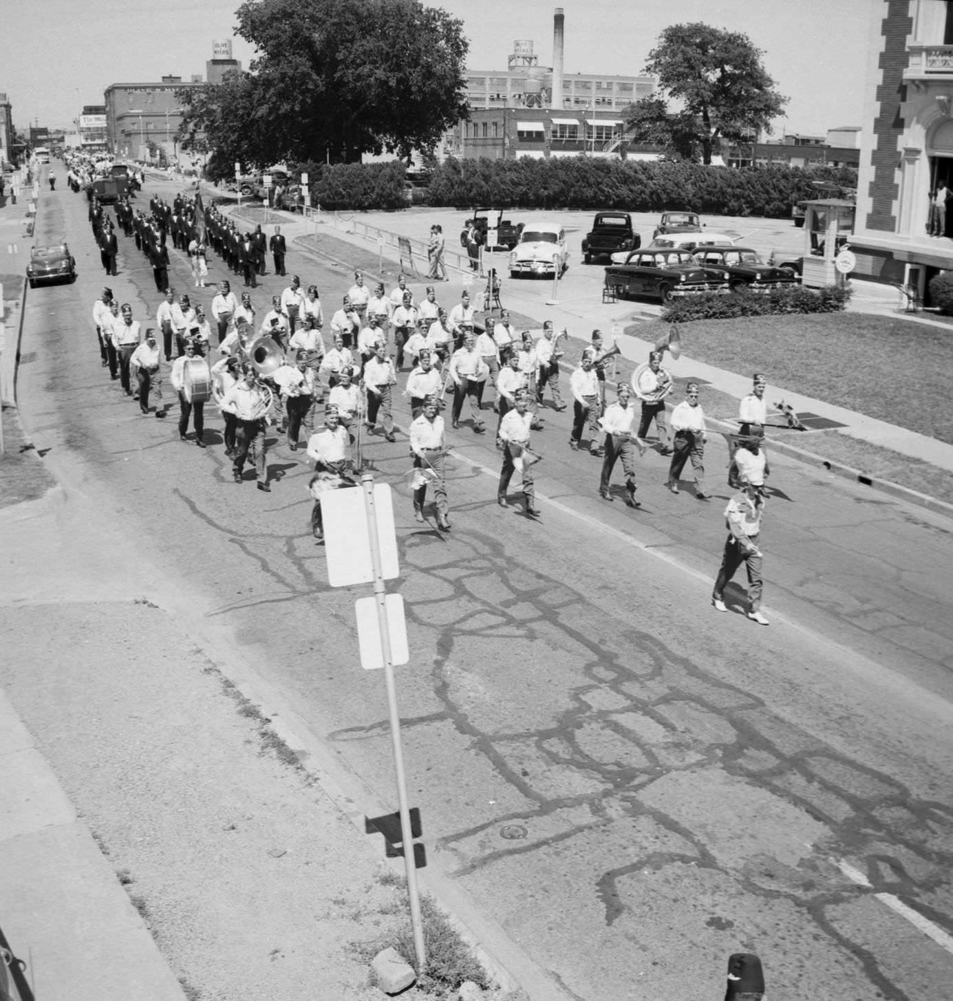 #55 Parade at All State Shriners meeting in Dallas, 1954