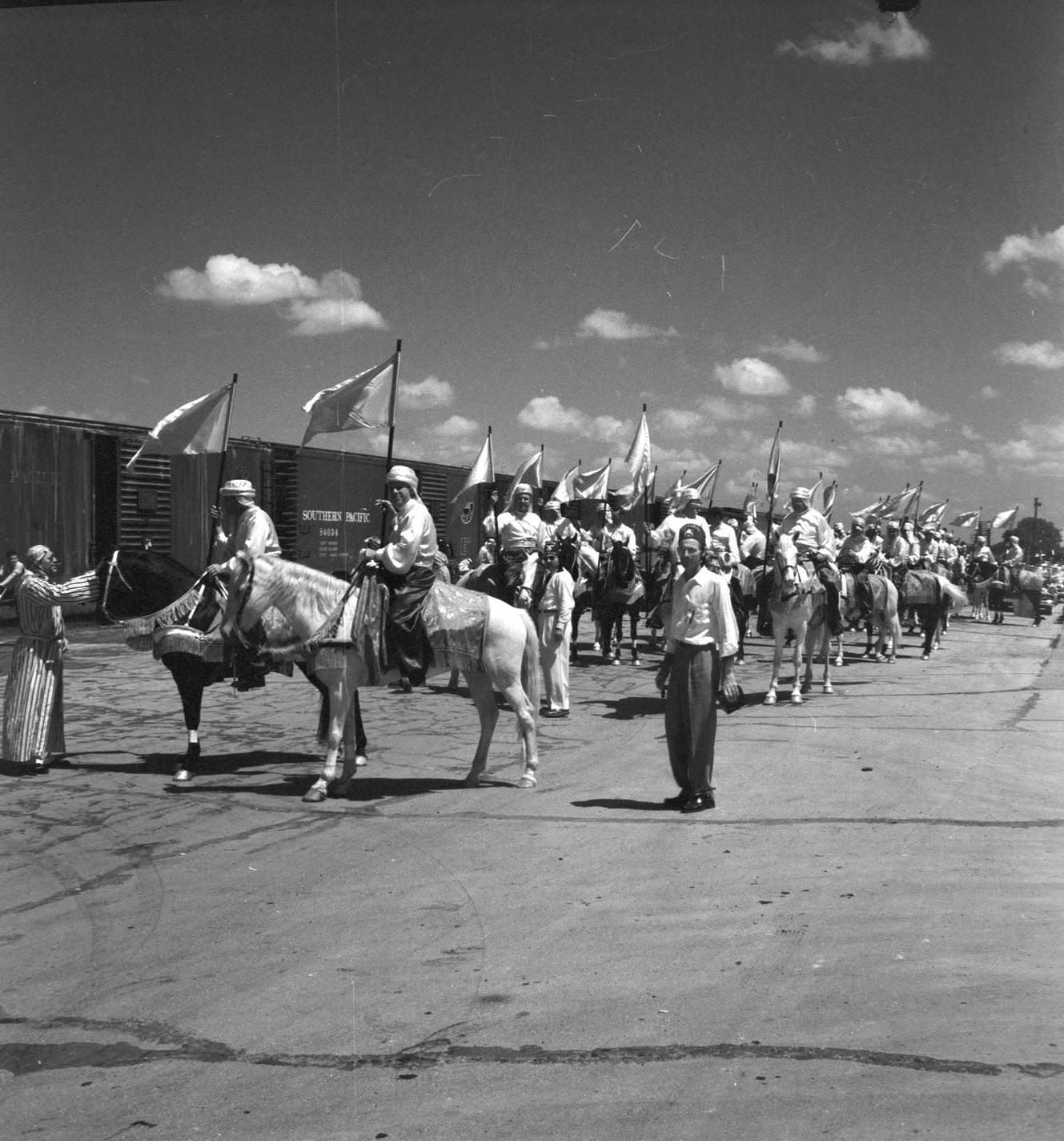 #69 Parade at All State Shriners meeting in Dallas, 1954