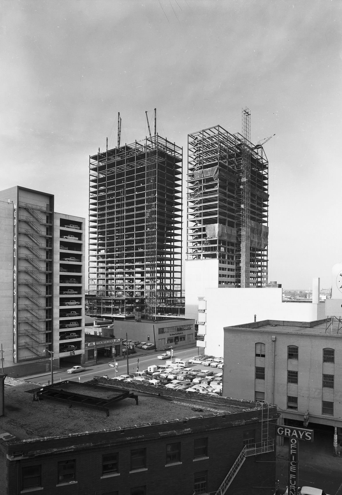 #92 Southland Center under construction, 1957