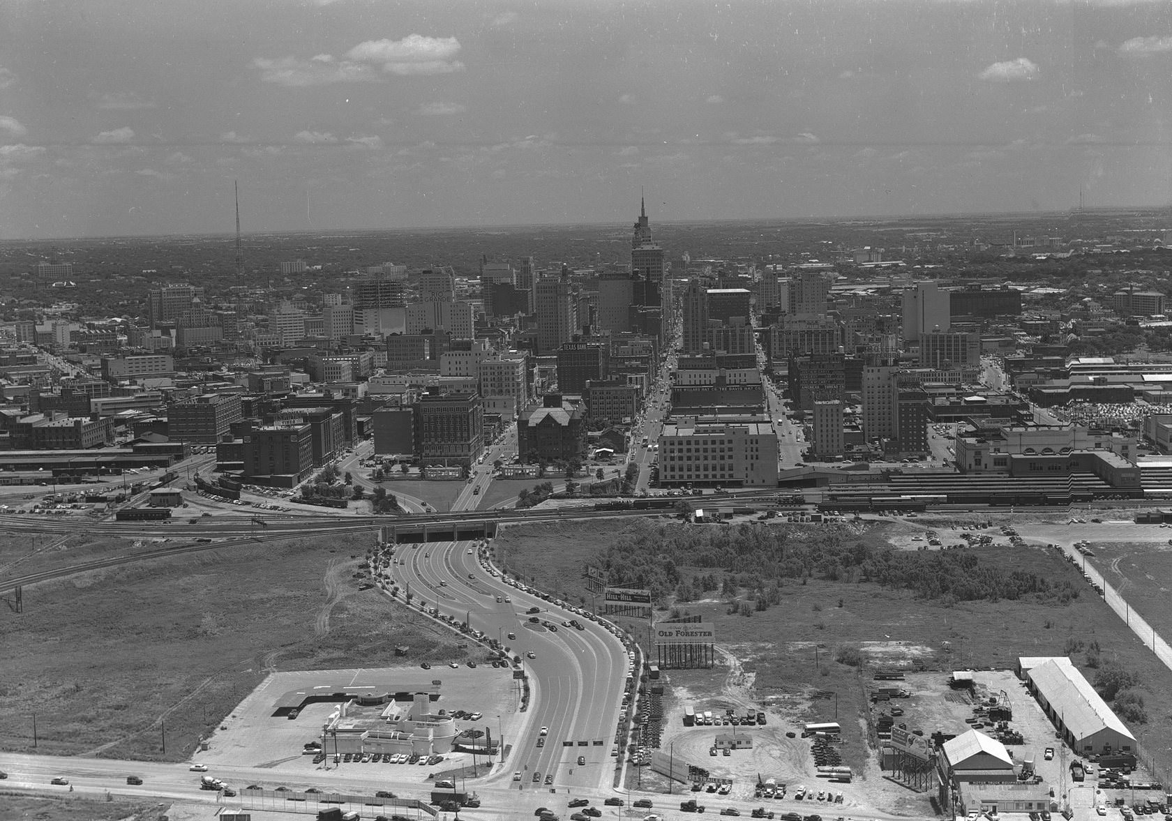#95 Underpass from Industrial Boulevard, Dallas, Texas, 1952