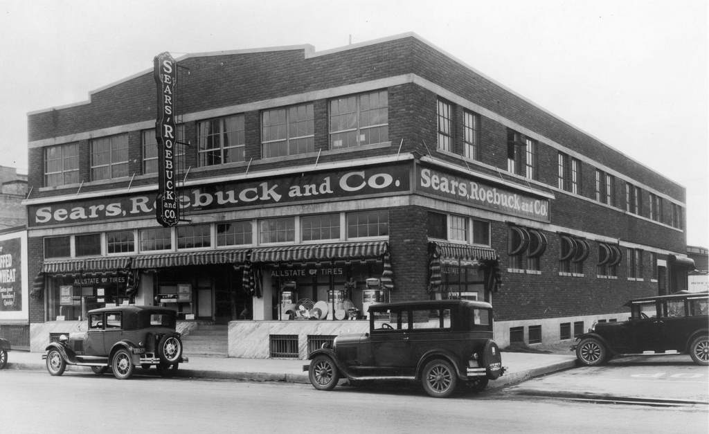 #2 Store Front for Sears, Roebuck and Co in El Paso, Texas, 1900s