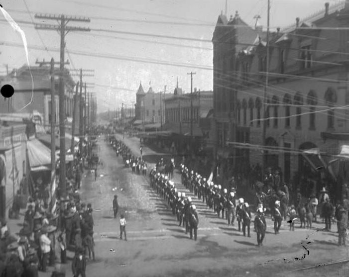 #27 Parade in downtown El Paso, 1907