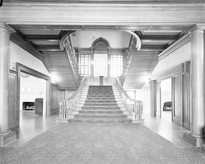 #147 The interior of the Thistle Hill/Wharton-Scott House, 1950
