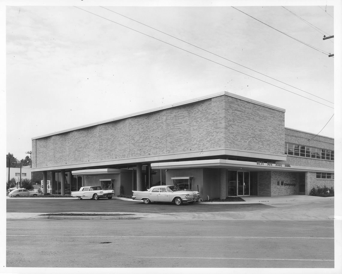 #57 The exterior of West Side State Bank, 1960