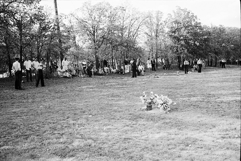 #84 Lee Harvey Oswald’s funeral, Fort Worth’s Rose Hill Cemetery, 1963