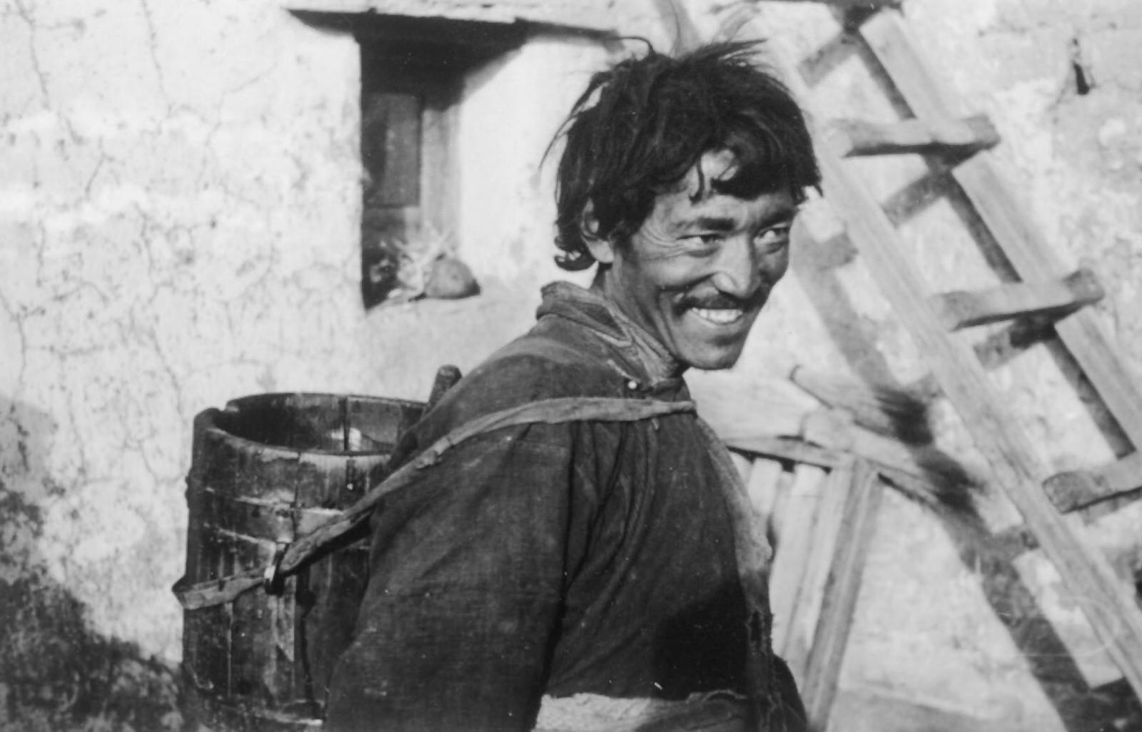 #46 Tibetan Water-Carrier, 1944