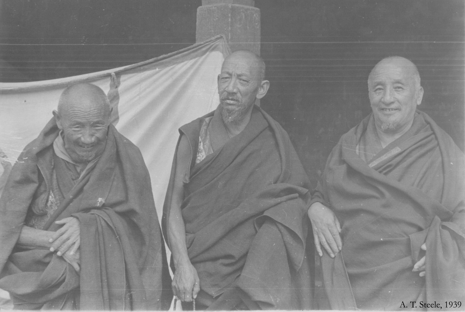 #60 Three Abbots of the Drepung Monastery, 1944