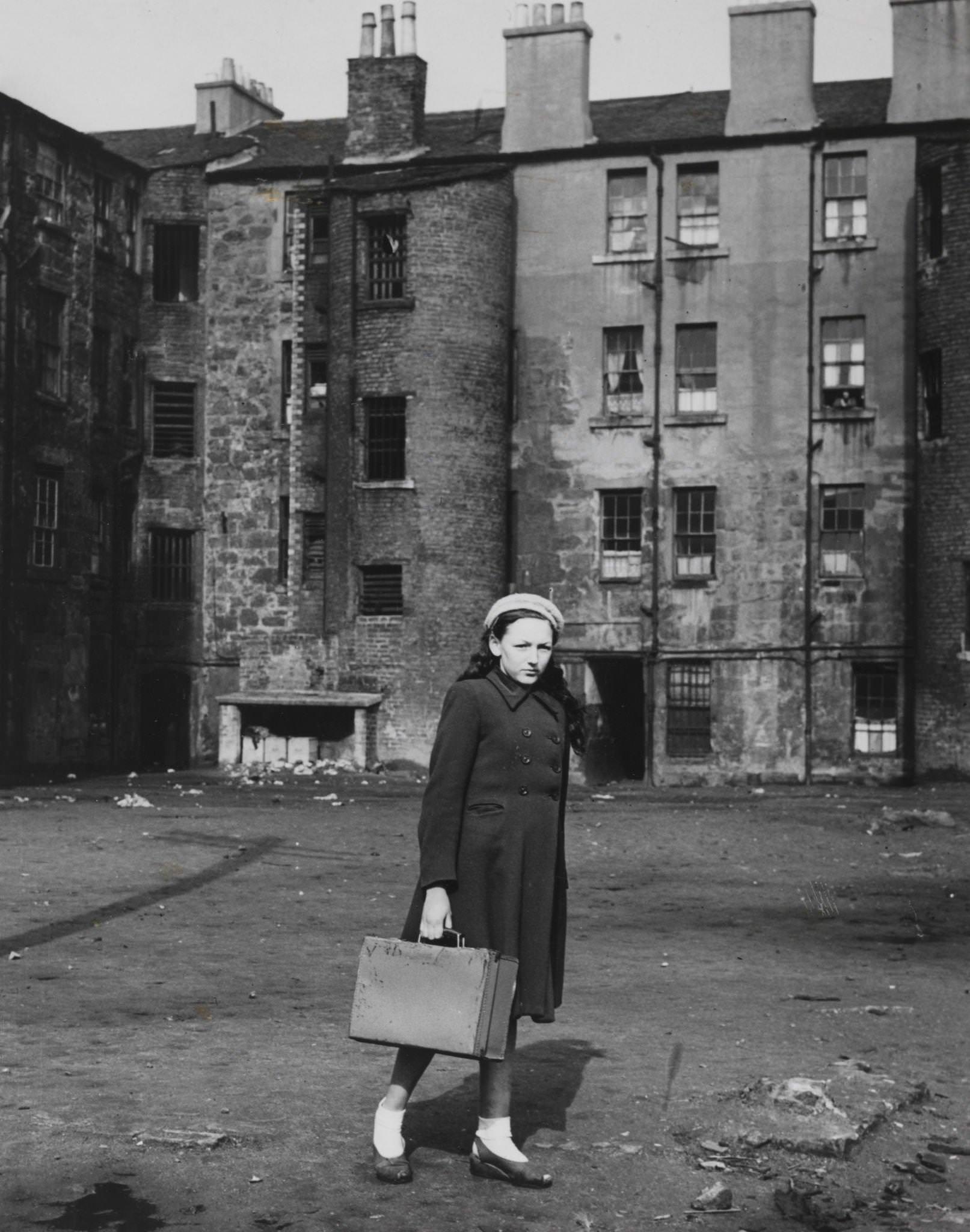 #31 Matilda Szlapikas in her slum surrounding, 1952