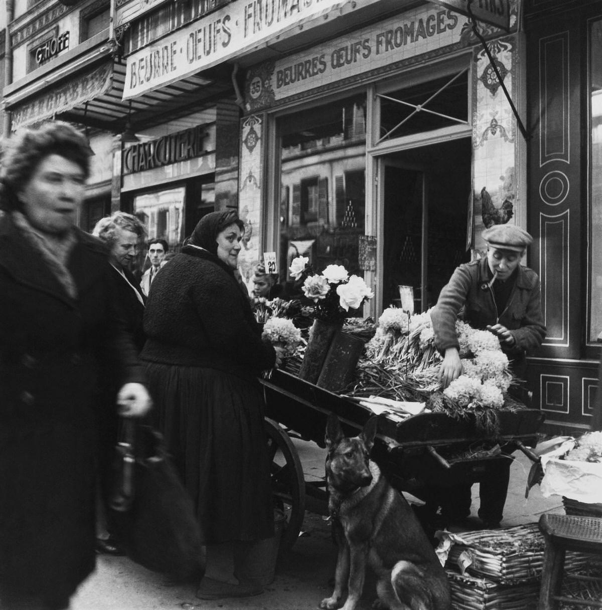 #14 A Wholesaler of Flowers, Les Halles, 1960