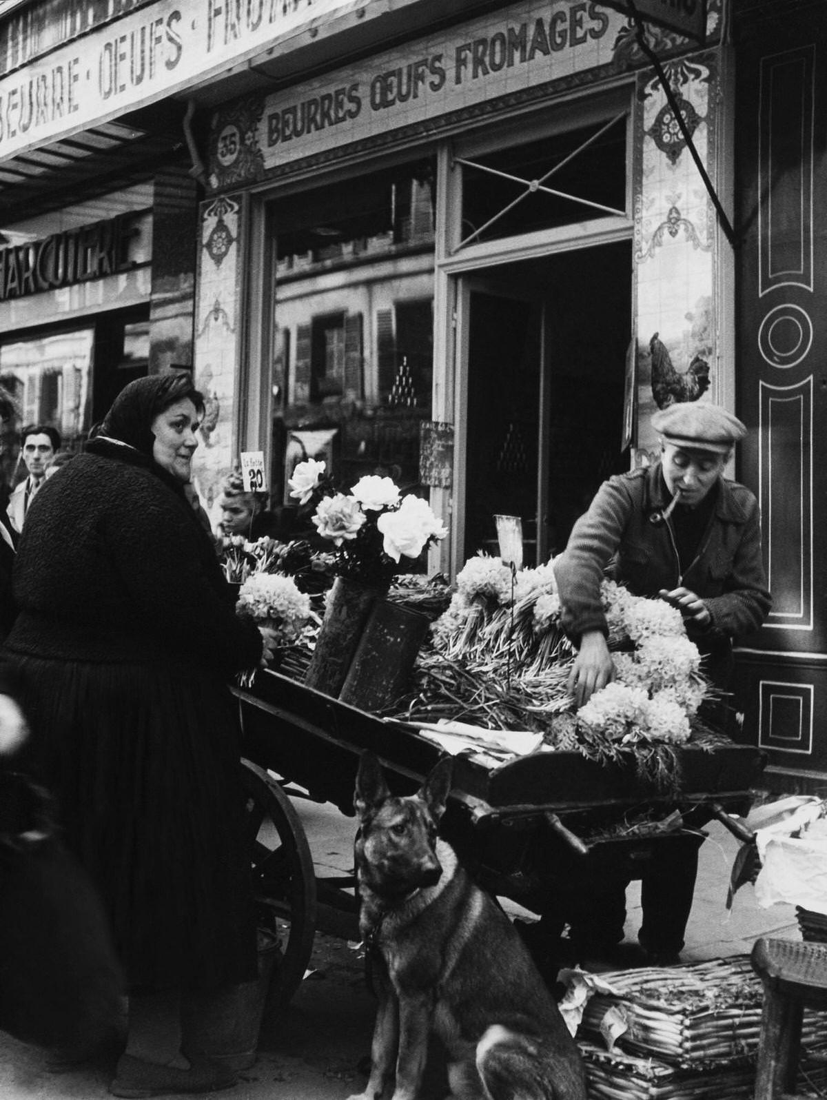#20 A Stall of Flowers, Les Halles, 1960s