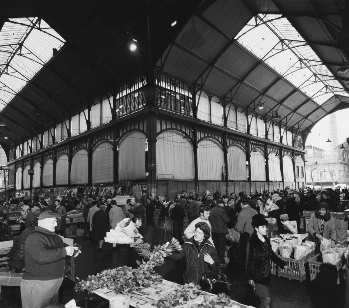 #35 The Flowers Market, Les Halles, 1960s
