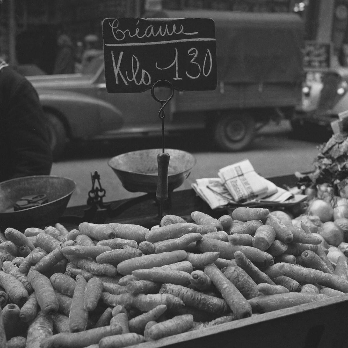 #37 Greengrocers, Les Halles, 1956