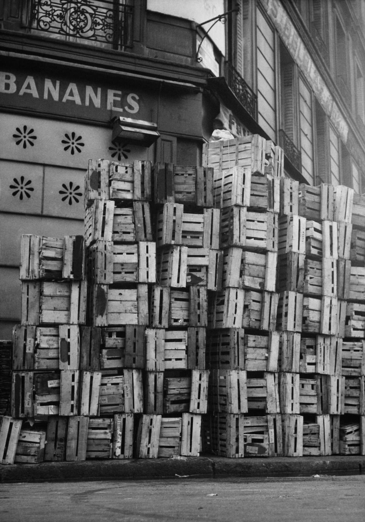 #41 Grocers Strike at Paris, Les Halles, 1956
