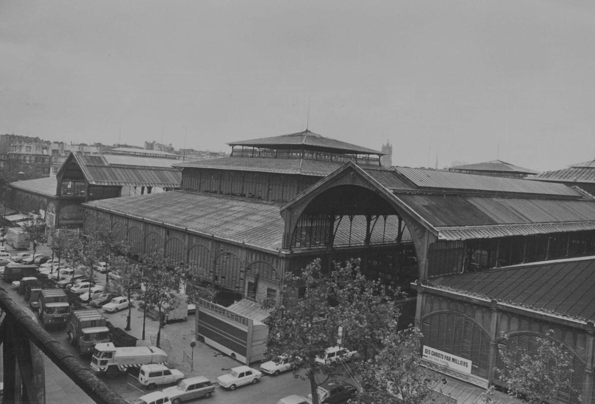#48 The Les Halles Pavillions in Paris, 1955
