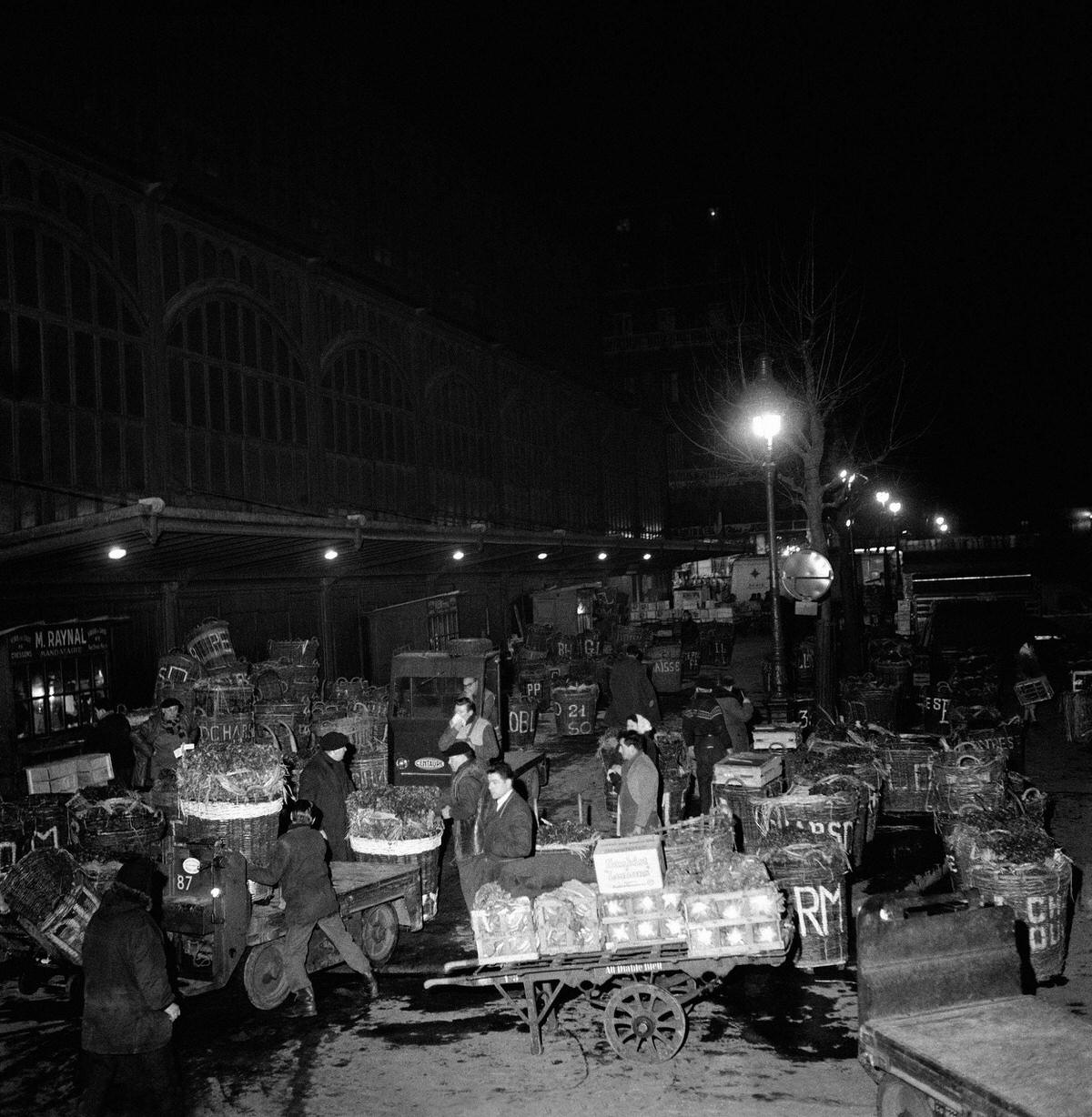 #82 Market of Les Halles in Paris, 1962