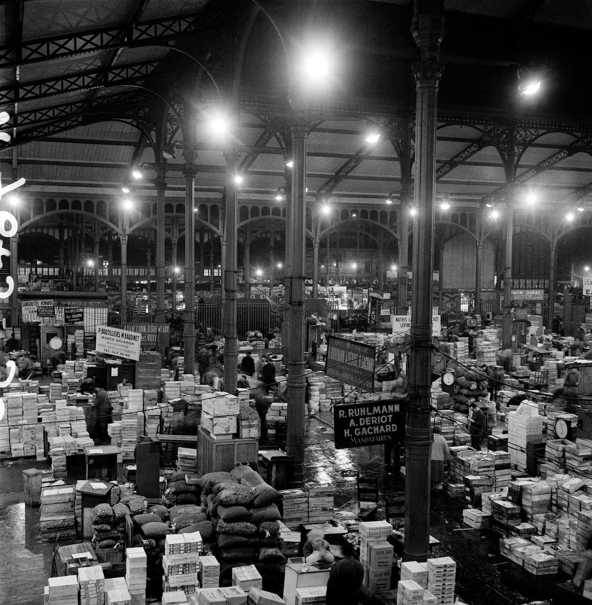 #86 Market of Les Halles in Paris, 1962