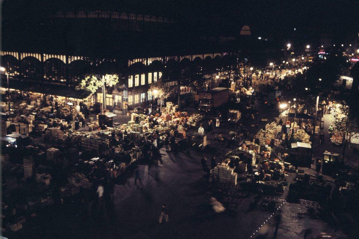 #88 Les Halles at Night, 1968,