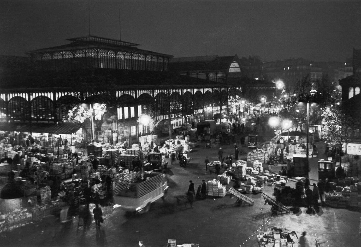 #103 The Halles Market by Night, September 1967