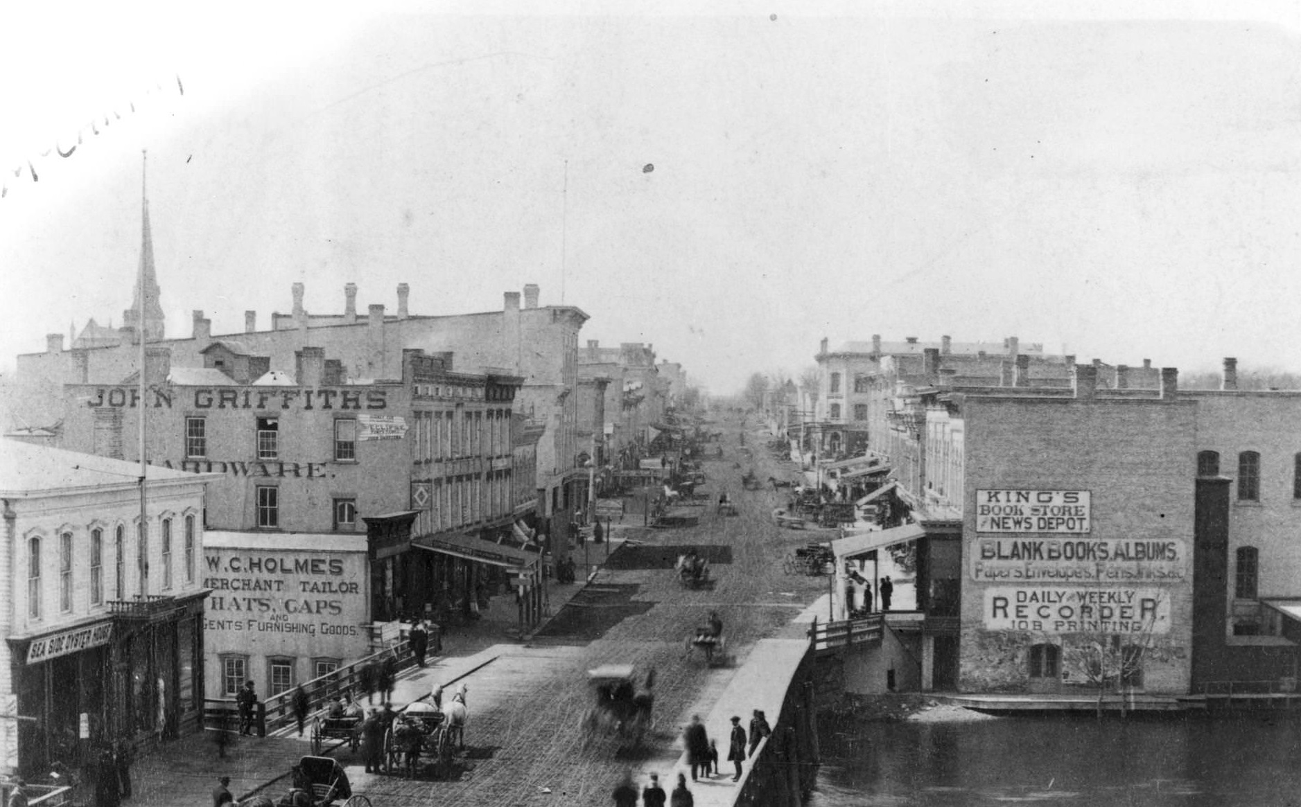 #11 Milwaukee and Main Street, 1882