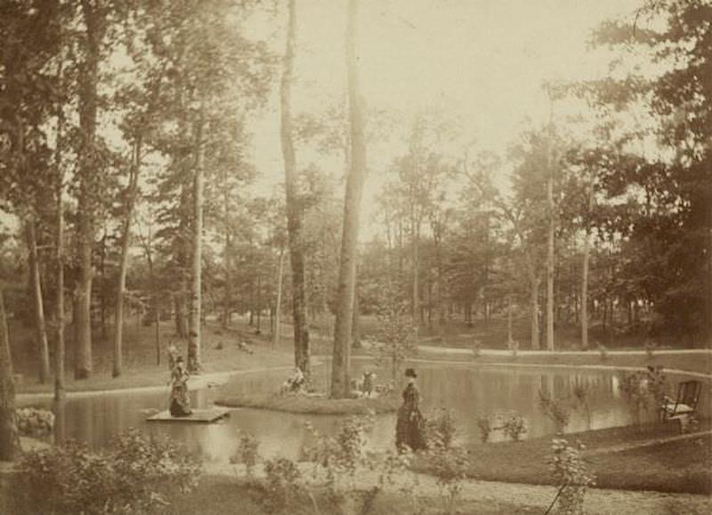 #54 Pond at Bracken Brae, Country Home of John Johnston, 1888