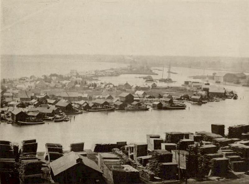 #17 Fishing Huts on Jones Island, 1892