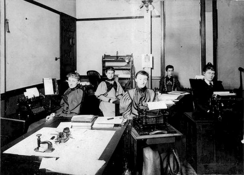 #58 Stenographers at the law firm of Winkler, Flanders, Smith, Bottum, & Vilas, 1894