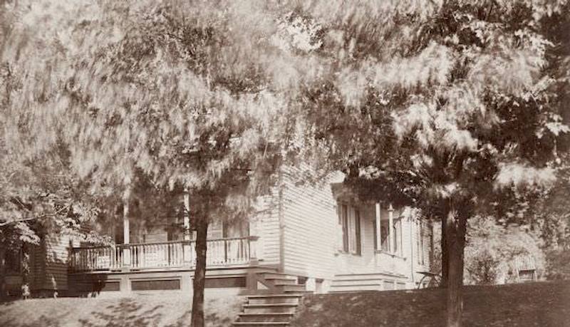 #84 Kremer Homestead.Located on 4th Street; only the first floor is visible through the trees, 1897