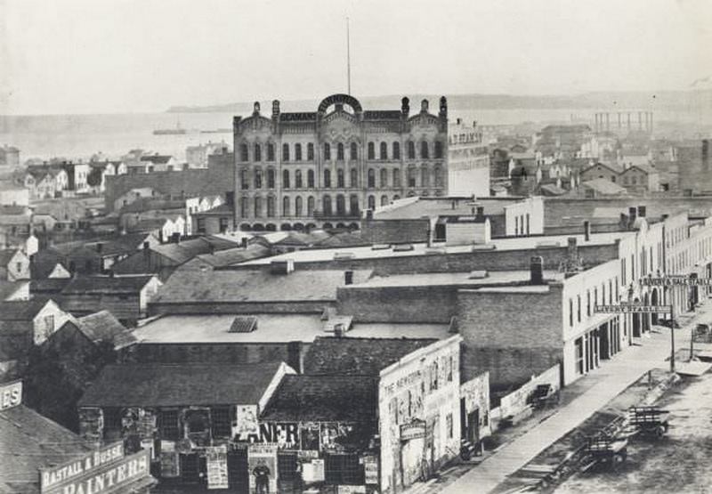 #12 Commercial Area near Lake Michigan, 1868