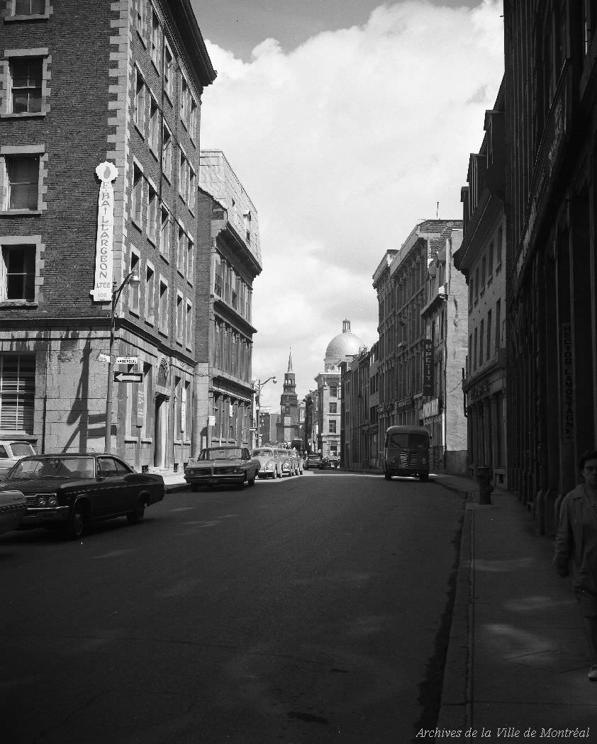 #59 Perspective rue Saint-Paul, looking east, 1966
