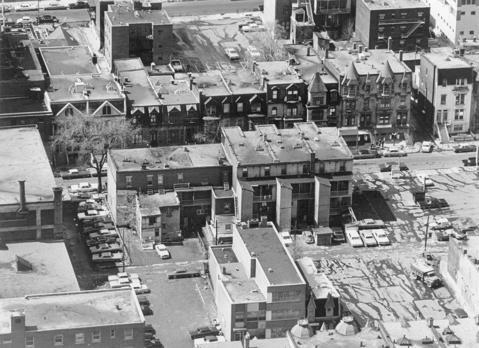 #106 Residential houses at suburb, Montreal, 1960s