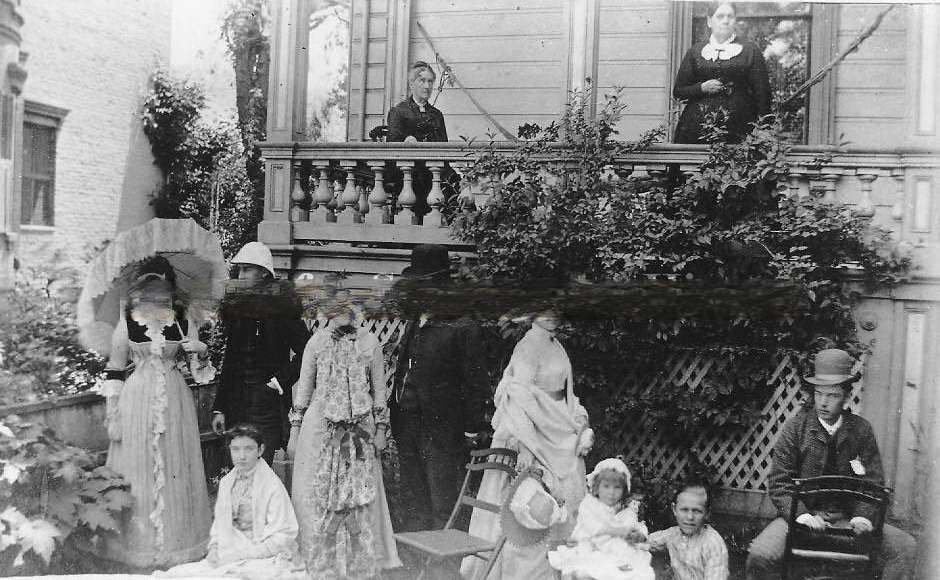 #110 The W.B. C. Brown family at home, 1880