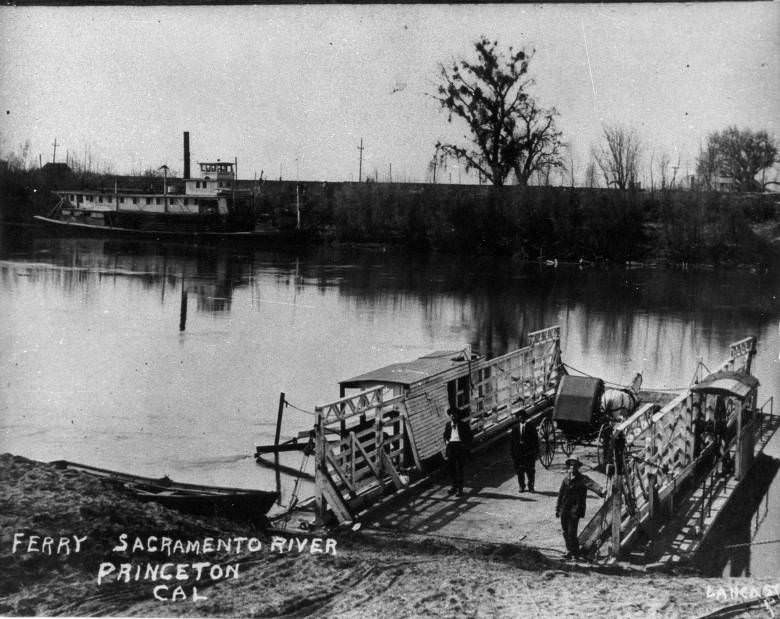 #136 Sacramento River Ferry, 1885