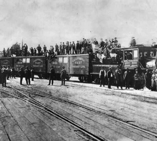 #181 First fast fruit train, 1886