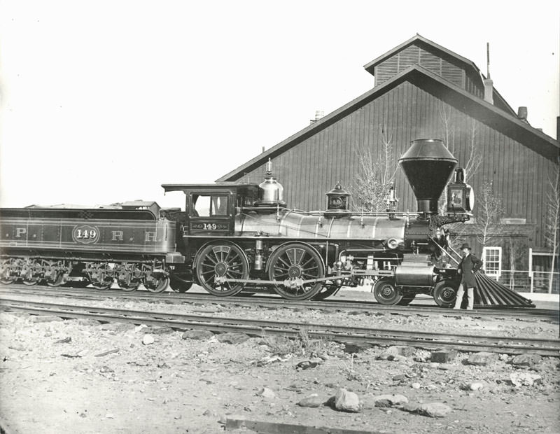 #24 C.P.R.R. locomotive, 1889