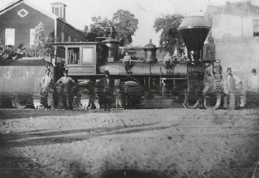 #28 Sacramento and Placerville Railroad, 1882
