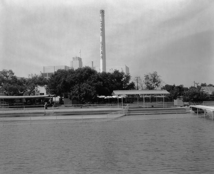 #94 Artesian lake at Lone Star Brewery, 1950s