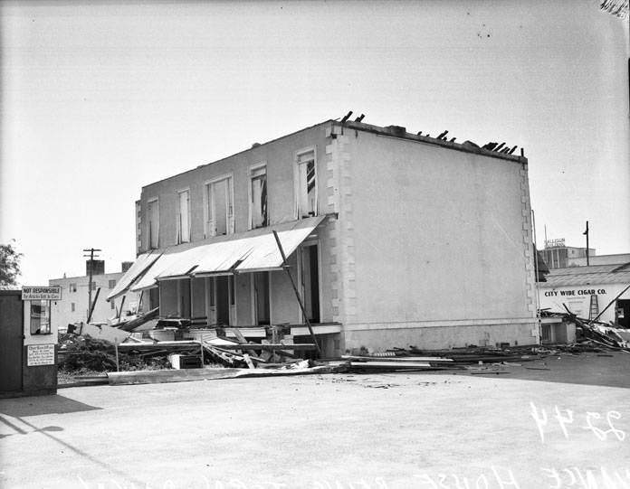 #39 Demolition of the James Vance Residence, 1952