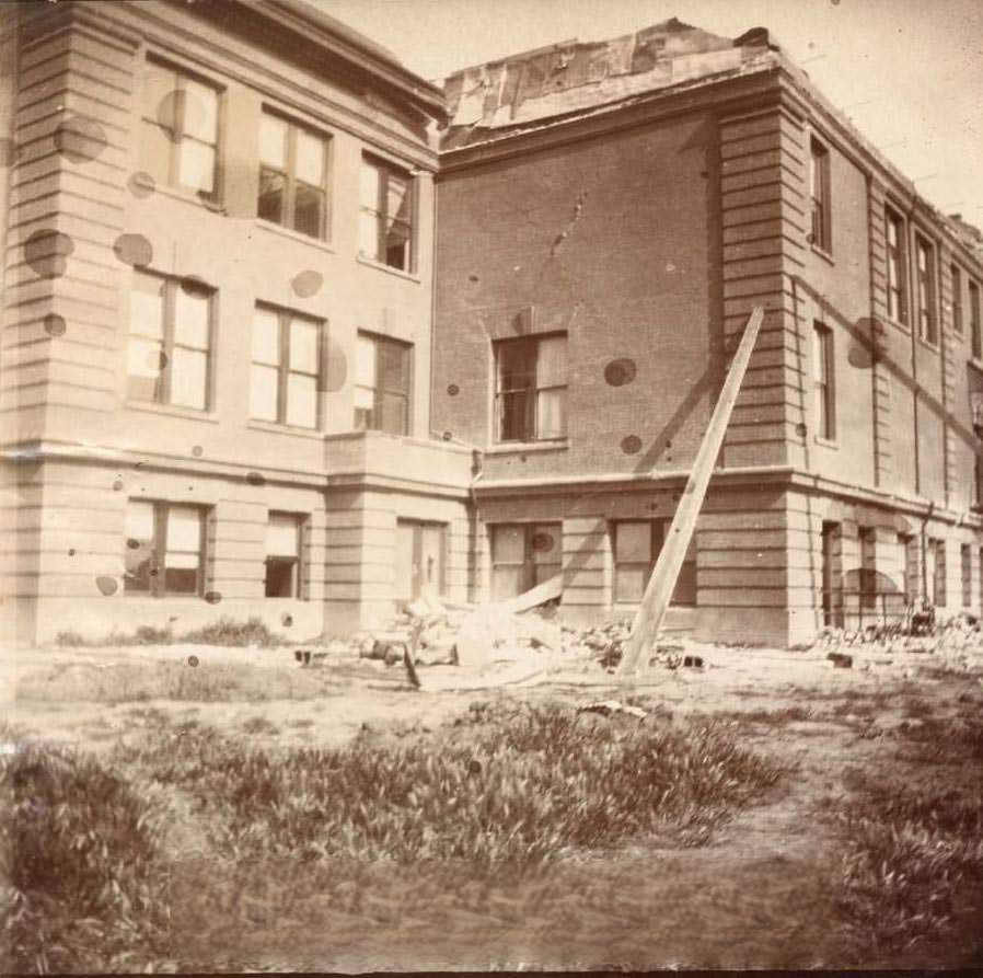 #53 Santa Clara High School after Earthquake, 1906