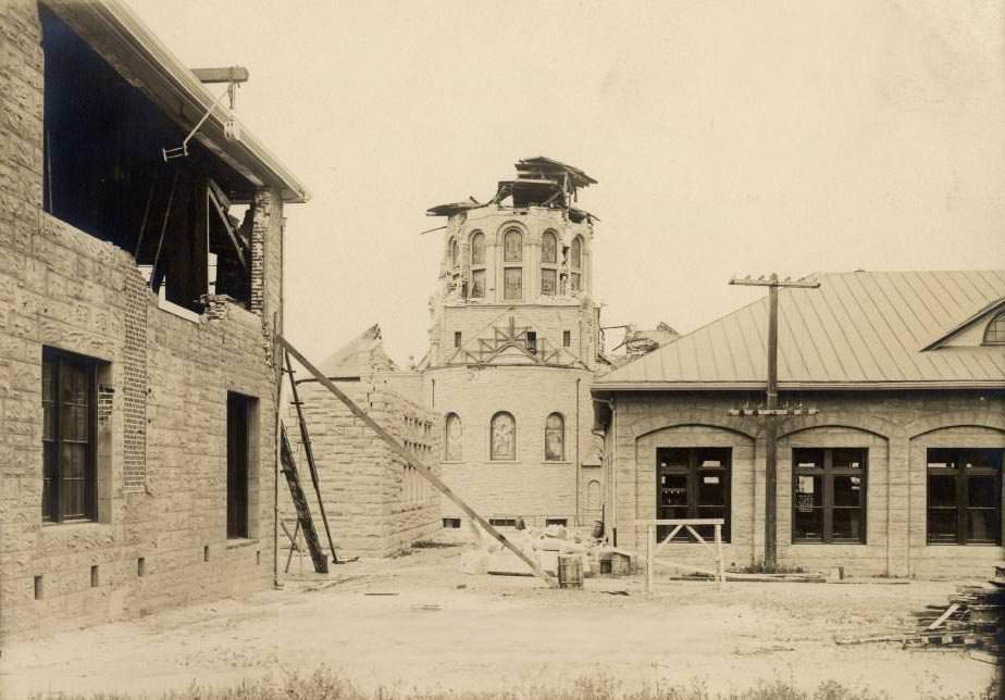 #56 Stanford University after 1906 earthquake.