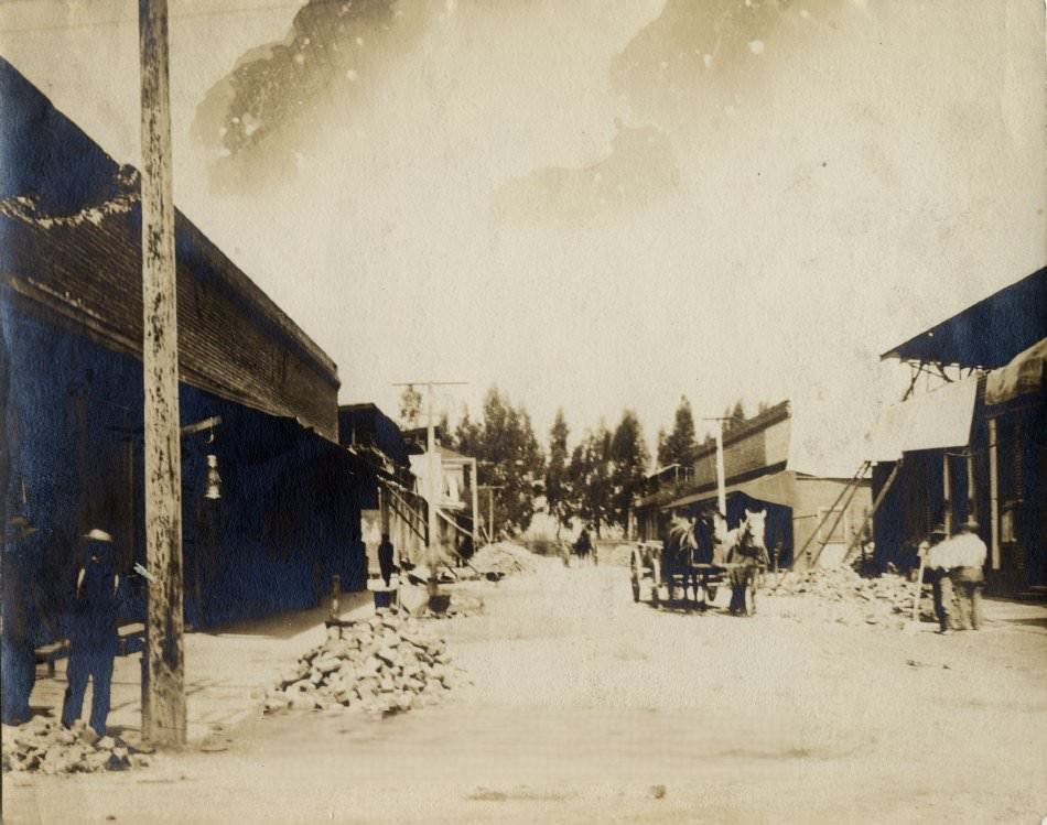 #8 San Jose Chinatown after earthquake, 1906