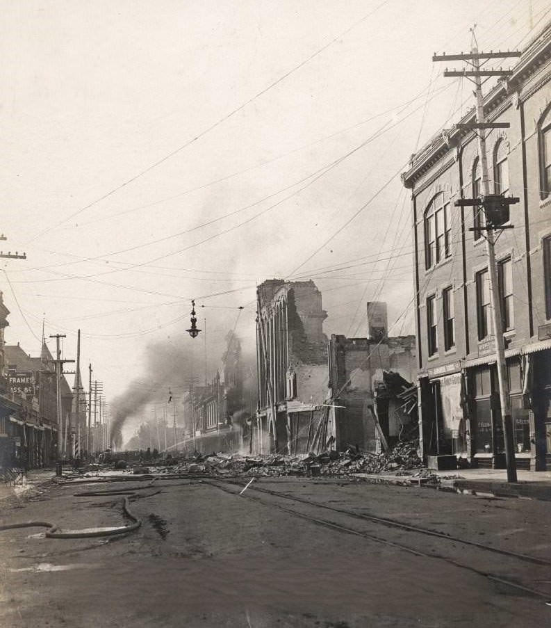 #60 Fire on South Second Street After Earthquake, 1906